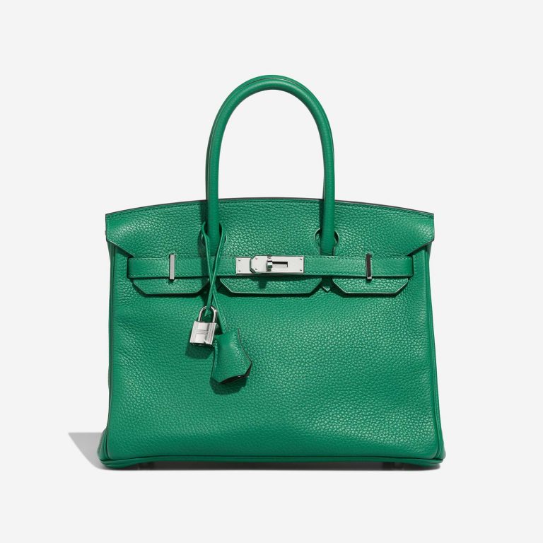 Hermès BirkinVerso 30 VertVertigo-VertFonce Front S | Vendre votre sac de créateur sur Saclab.com