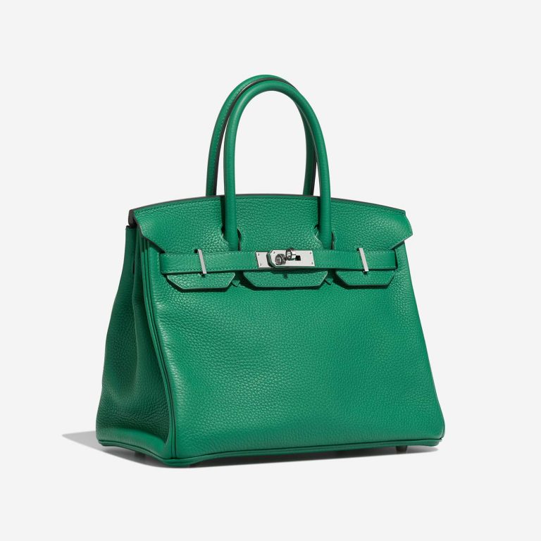 Hermès BirkinVerso 30 VertVertigo-VertFonce Side Front | Vendre votre sac de créateur sur Saclab.com