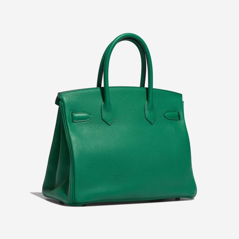 Hermès BirkinVerso 30 VertVertigo-VertFonce Side Back | Vendre votre sac de créateur sur Saclab.com