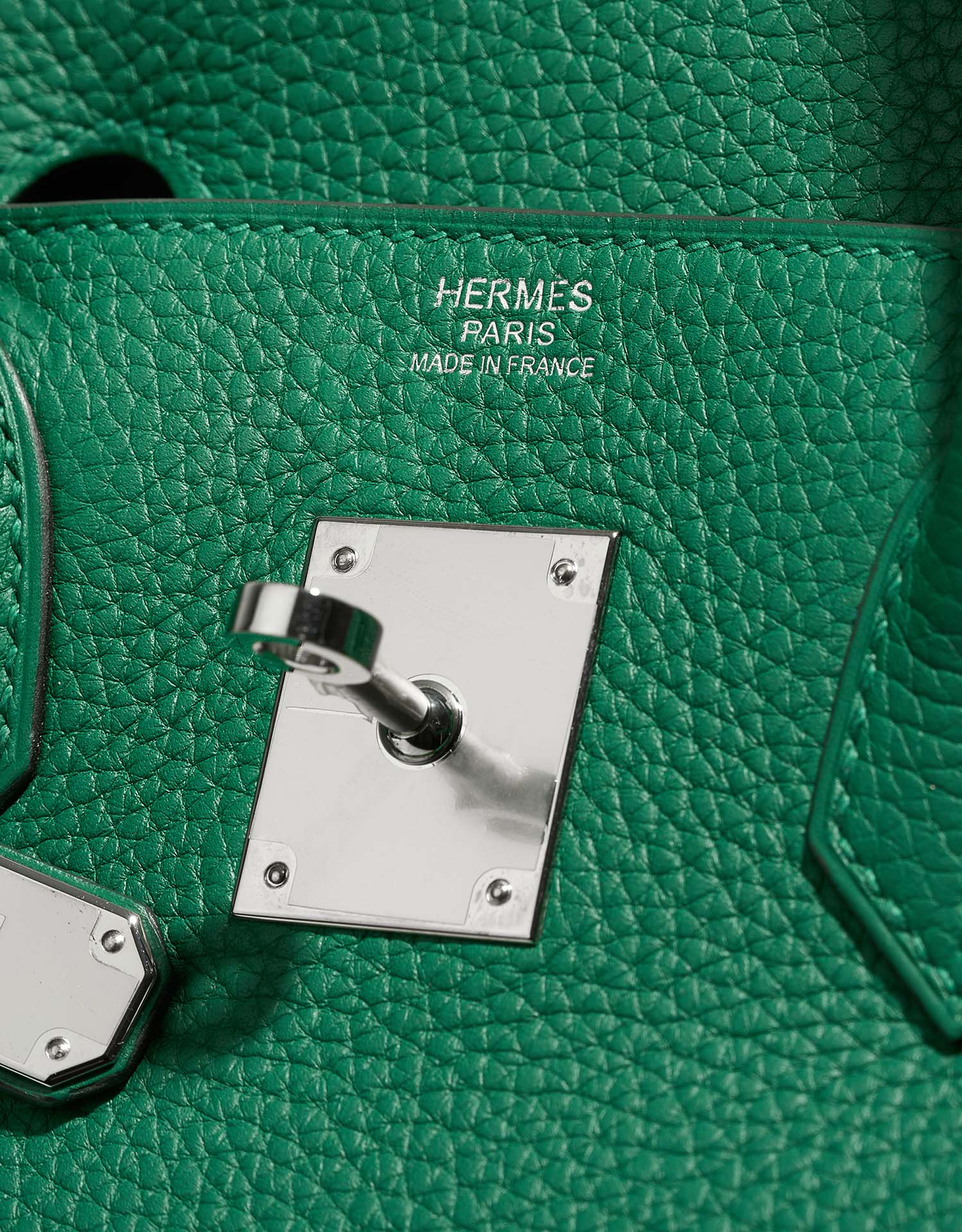 Hermes Birkin Verso bag 30 Vert vertigo/Vert fonce Clemence