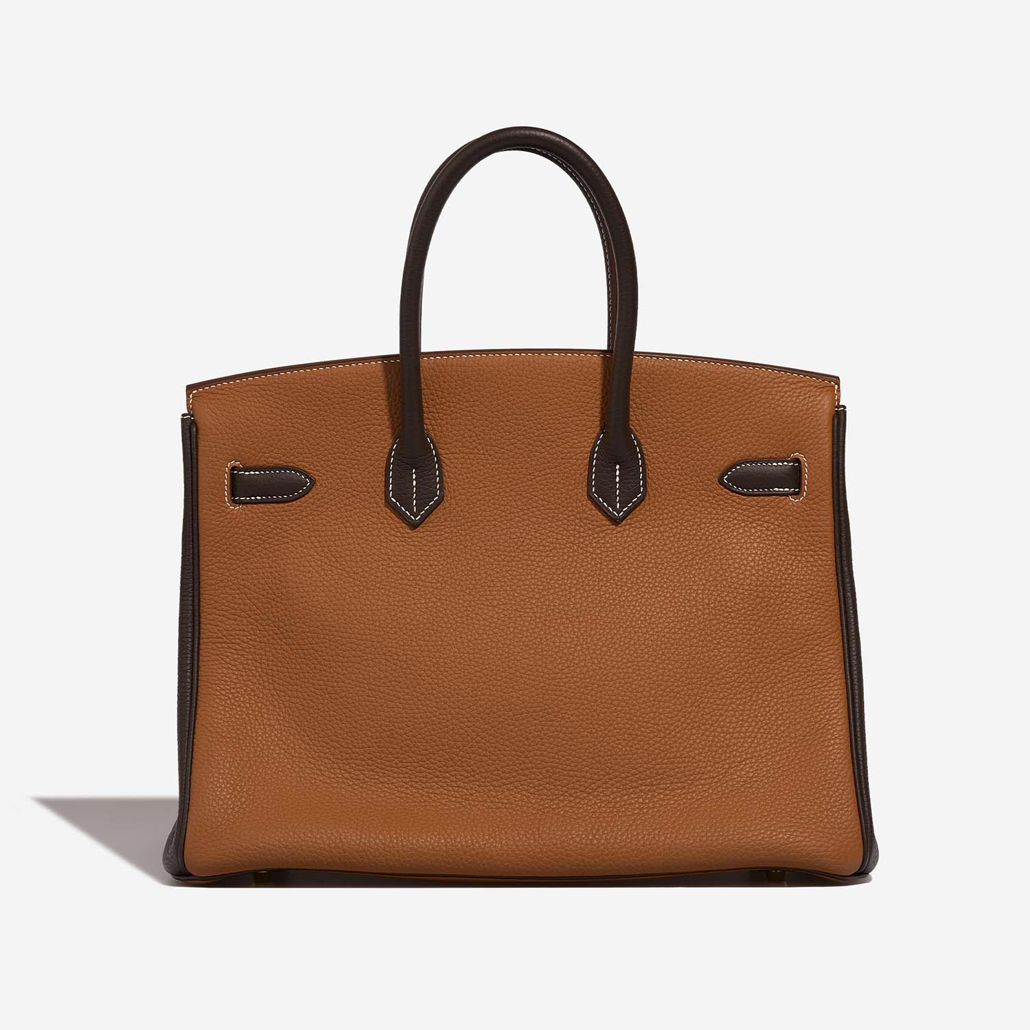 Hermès BirkinHSS 35 gold-chocolat Back  | Sell your designer bag on Saclab.com