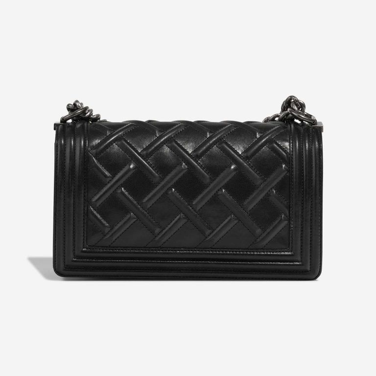 Chanel Boy Old Medium Lamb Black SACLÀB