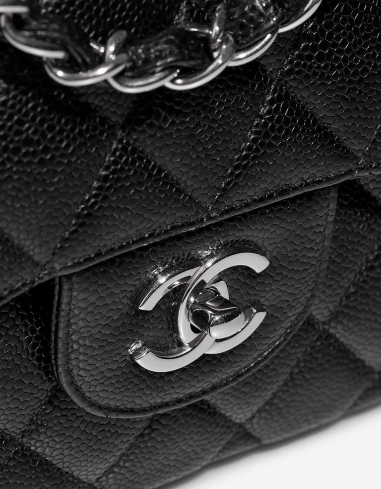 Gebrauchte Chanel Tasche Timeless Jumbo Caviar-Leder Schwarz Schwarz | Verkaufen Sie Ihre Designer-Tasche auf Saclab.com