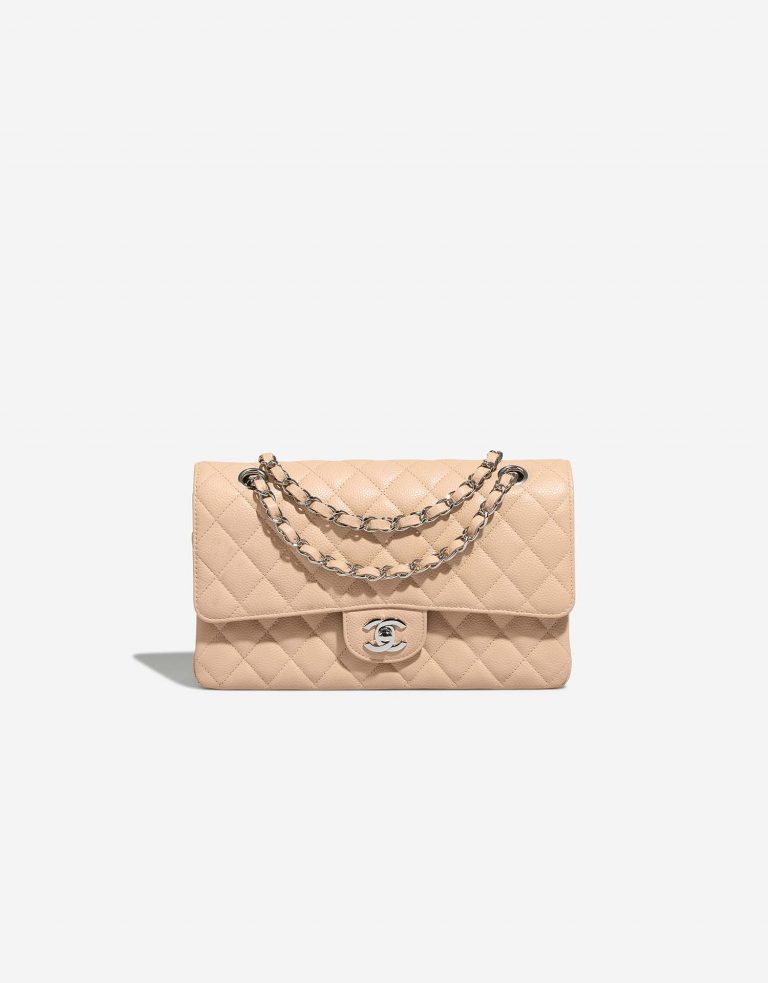 Chanel Timeless Medium Beige Front  | Sell your designer bag on Saclab.com