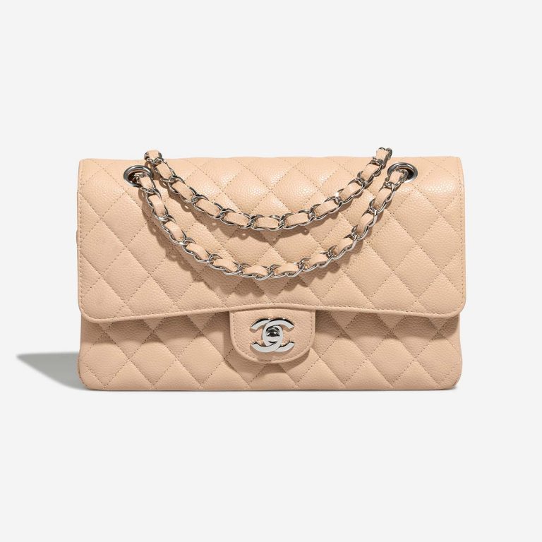 Chanel Timeless Medium Beige Front  S | Sell your designer bag on Saclab.com