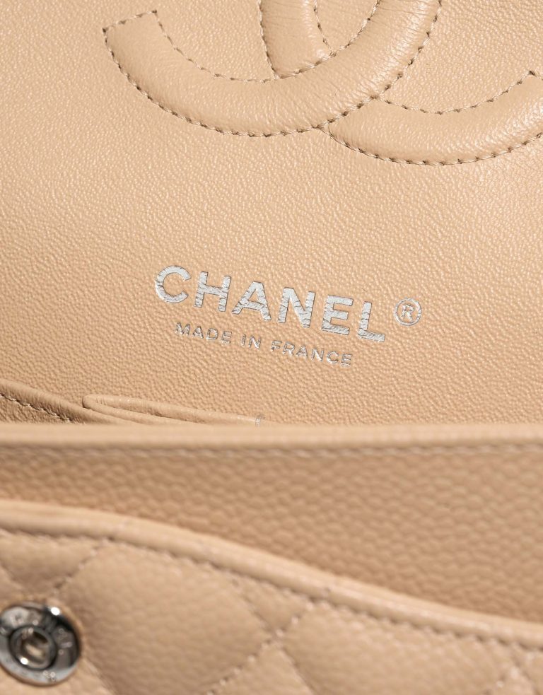 Chanel Timeless Medium Beige Logo  | Sell your designer bag on Saclab.com