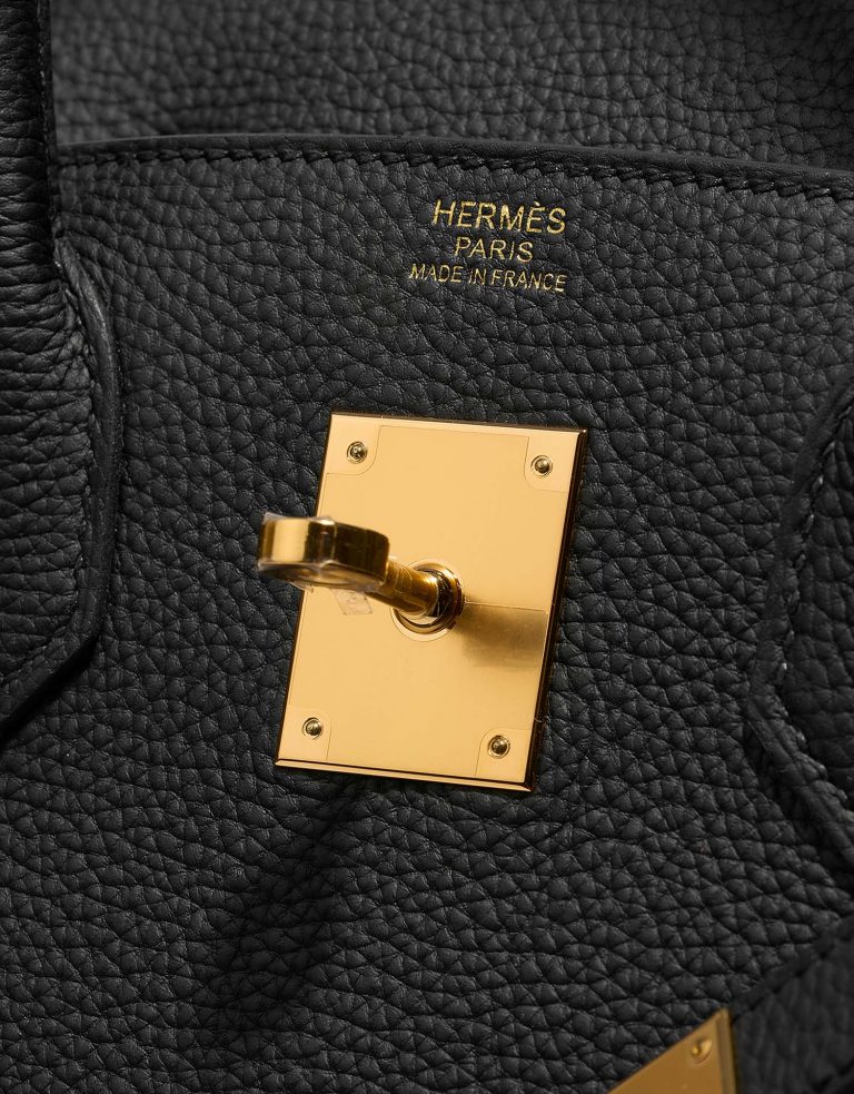 Hermès Birkin 30 Black Logo  | Sell your designer bag on Saclab.com