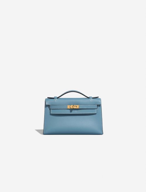 Hermès Kelly Pochette BleuJean Front  | Sell your designer bag on Saclab.com