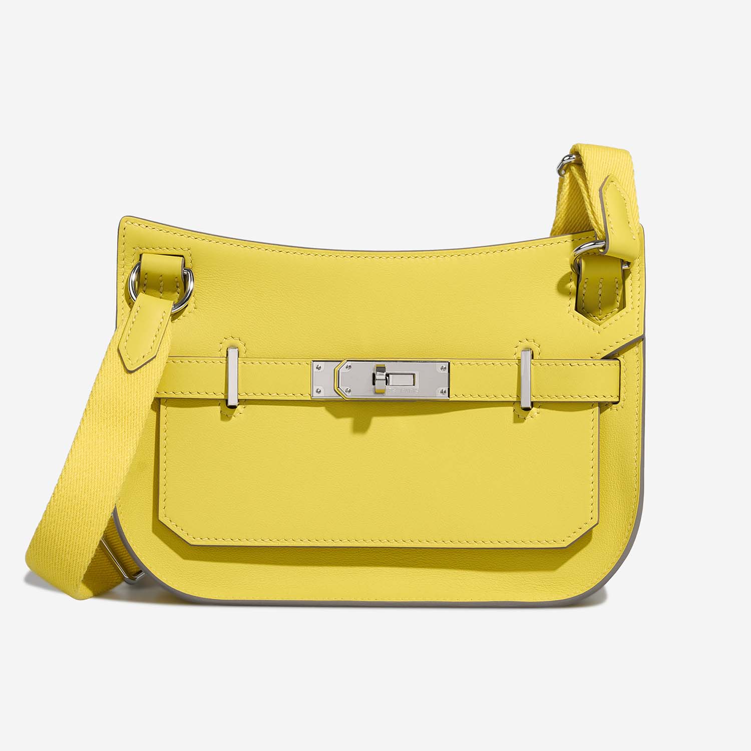 Hermès Jypsiere Mini Lime Front  S | Sell your designer bag on Saclab.com