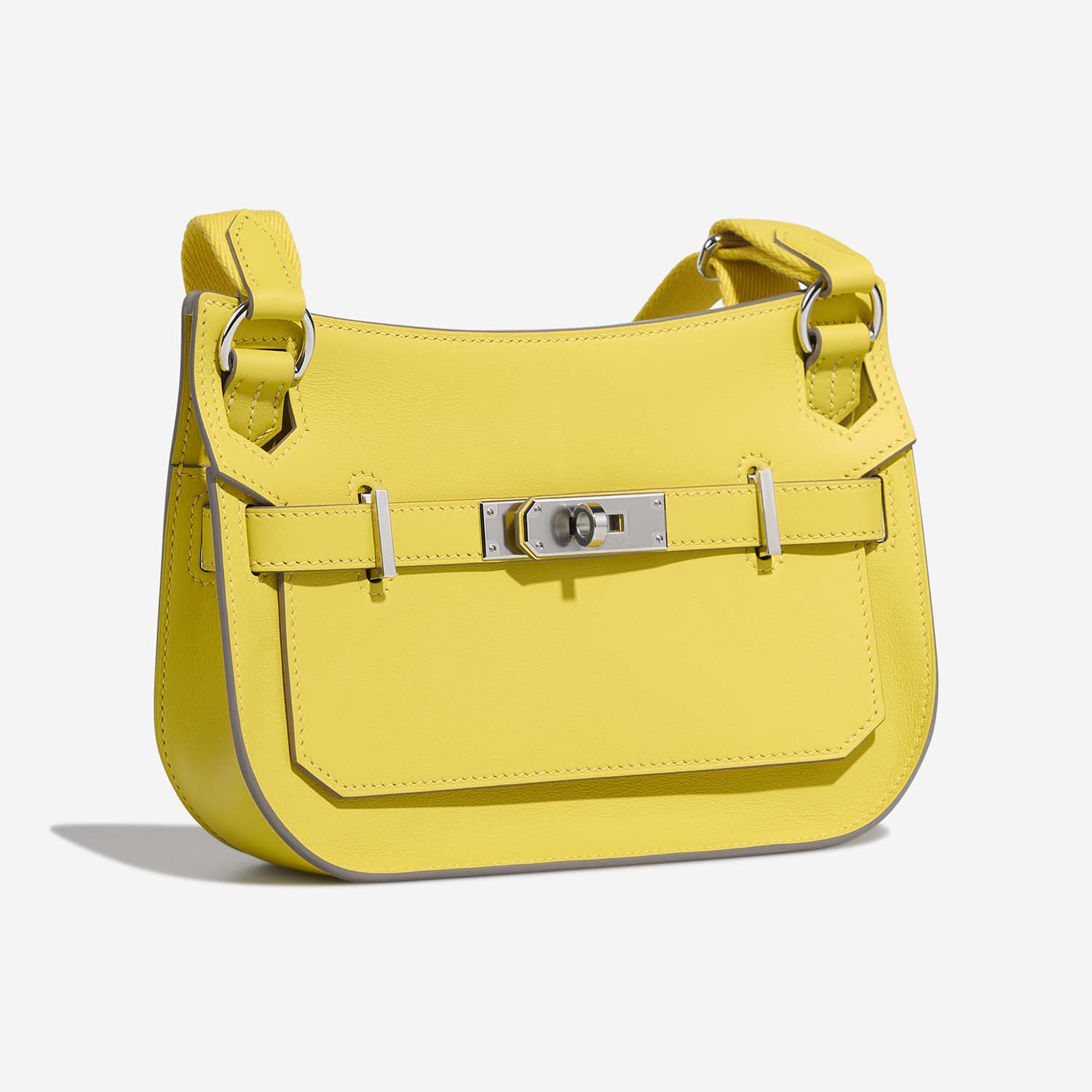 Hermès Jypsiere Mini Lime Side Front  | Sell your designer bag on Saclab.com