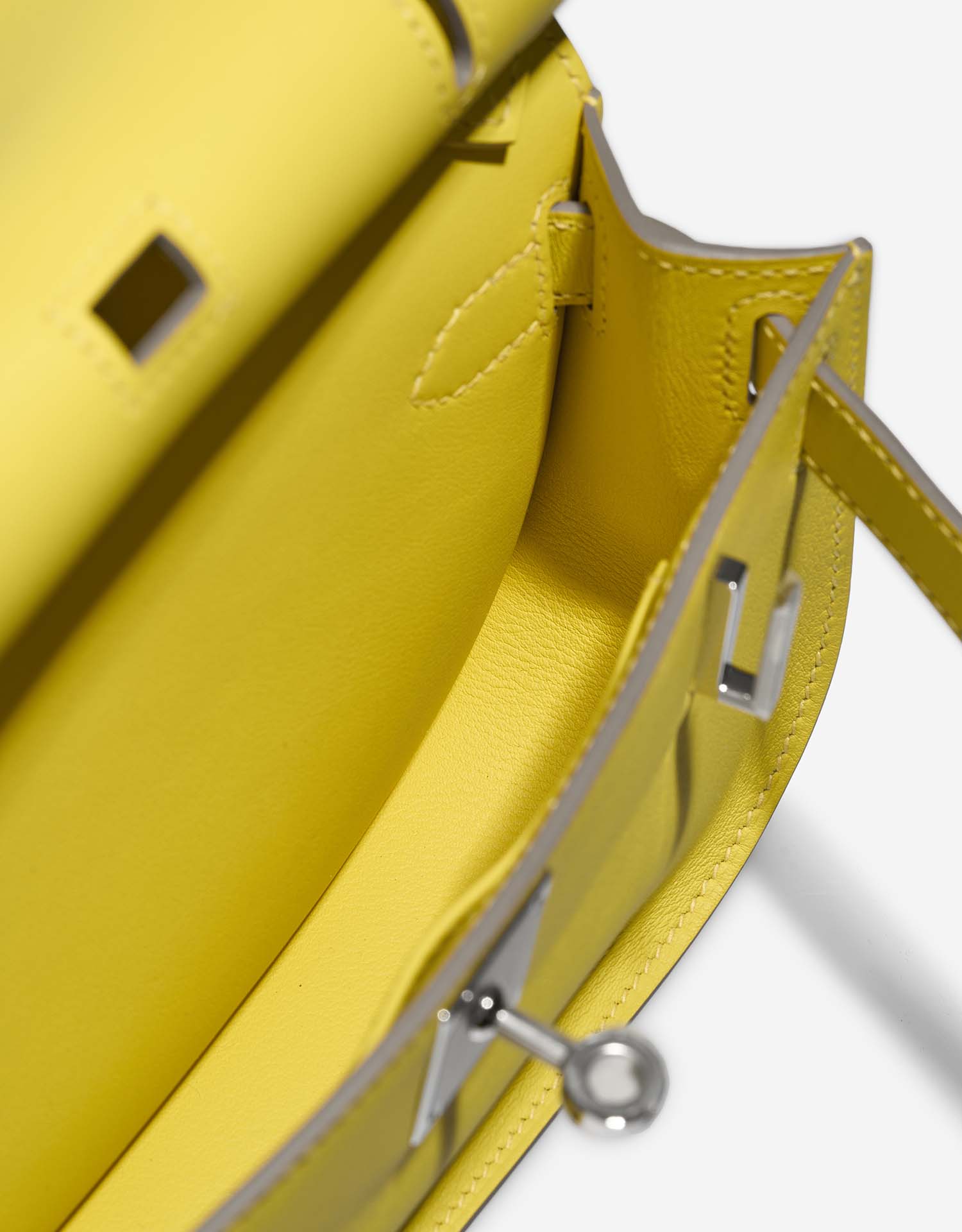 Hermès Jypsiere Mini Lime Inside  | Sell your designer bag on Saclab.com
