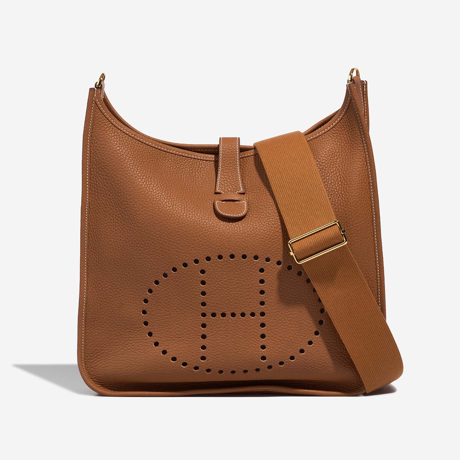 HERMES EVELYNE III 33 GOLD COLOUR TAURILLION CLEMENCE LEATHER