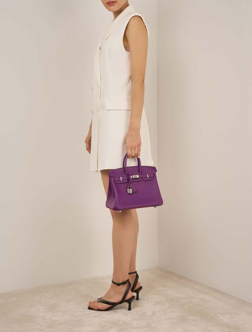 Hermès Birkin 25 Anemone on Model | Sell your designer bag on Saclab.com