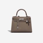 Hermès Kelly 28 Etoupe Front  | Sell your designer bag on Saclab.com