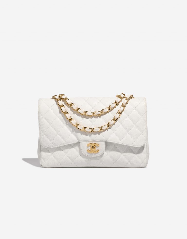 Chanel Timeless Jumbo White Front  | Sell your designer bag on Saclab.com