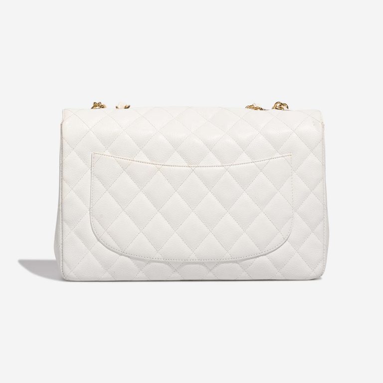 Chanel Timeless Jumbo White Back  | Sell your designer bag on Saclab.com