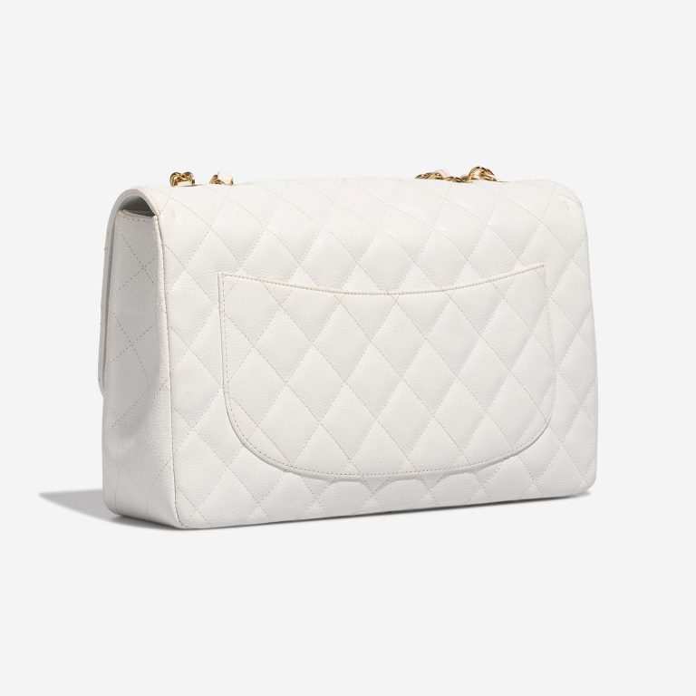 Chanel Timeless Jumbo White Side Back | Sell your designer bag on Saclab.com