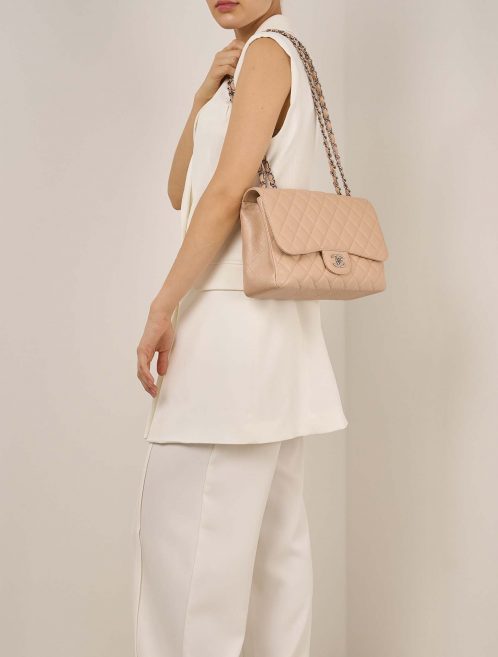 Chanel Timeless Jumbo Beige L | Sell your designer bag on Saclab.com