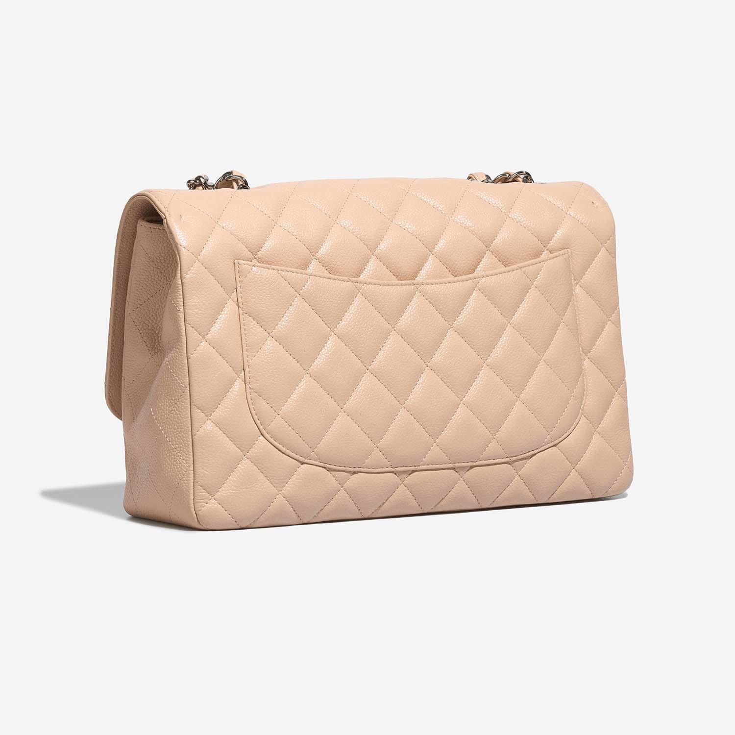 Chanel Timeless Jumbo Beige Side Back | Vendez votre sac de créateur sur Saclab.com