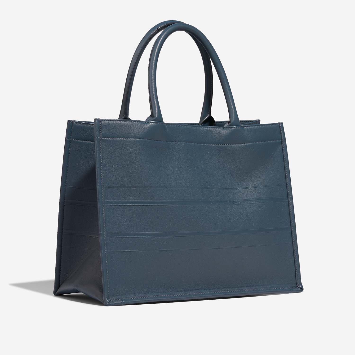 Dior BookTote Medium Blue Side Back | Sell your designer bag on Saclab.com