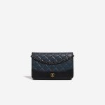 Chanel WalletOnChain Black-Navy Front  | Sell your designer bag on Saclab.com