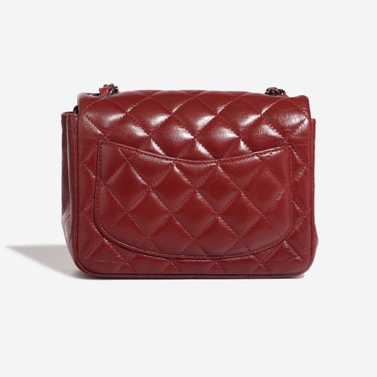 Chanel Timeless MiniSquare Red Back  | Sell your designer bag on Saclab.com