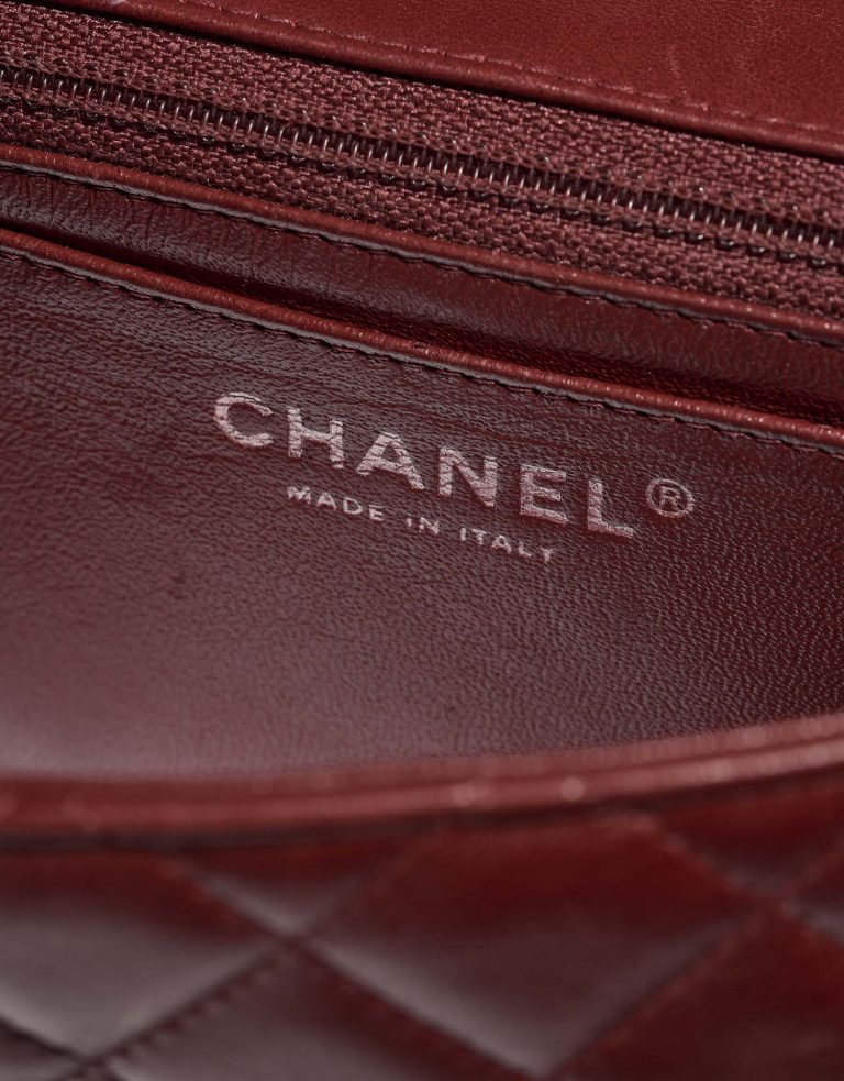 Chanel Timeless MiniSquare Red Logo  | Sell your designer bag on Saclab.com