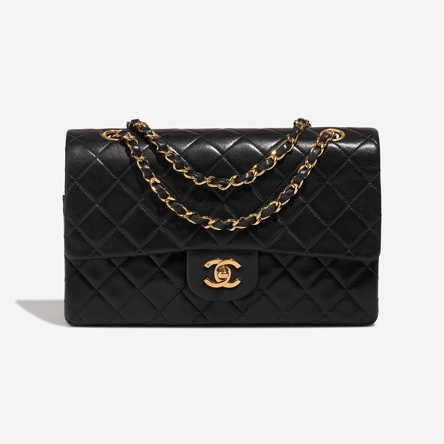 Chanel Timeless Medium Black Front  S | Sell your designer bag on Saclab.com