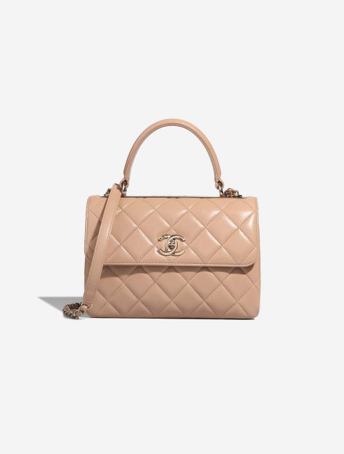 Chanel TrendyCC Medium Beige Front  | Sell your designer bag on Saclab.com