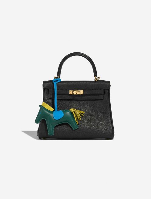 Hermès Rodeo MM Malachit-Bleu-Sansibar-Limette Verschlusssystem | Verkaufen Sie Ihre Designer-Tasche auf Saclab.com