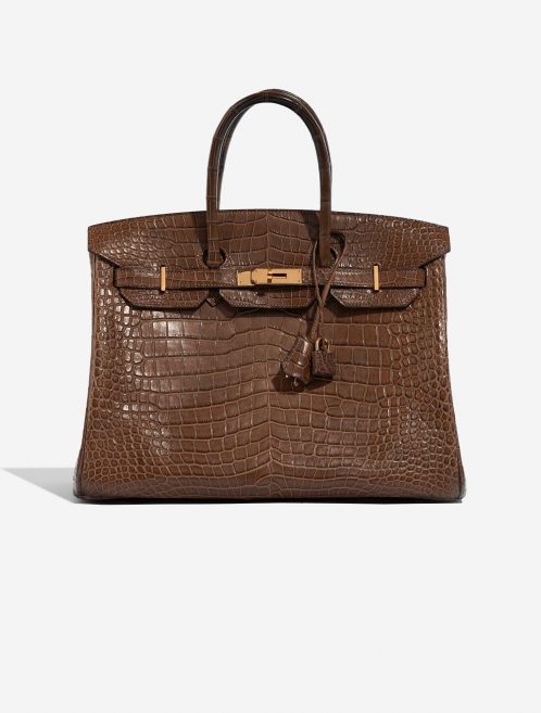 Hermès Birkin 35 MarronDInde Front | Vendez votre sac de créateur sur Saclab.com