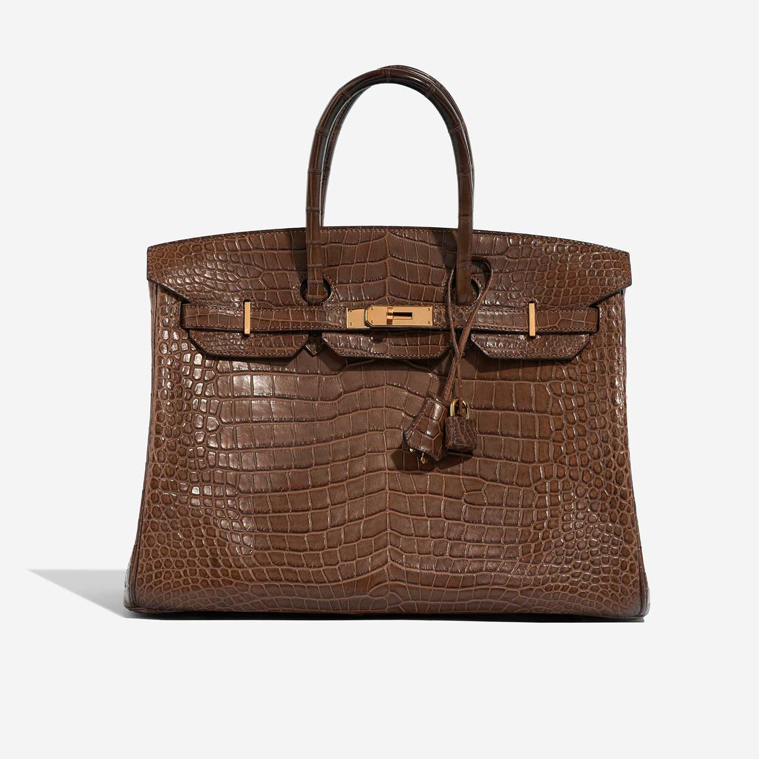 Hermès Birkin 35 MarronDInde Front S | Vendez votre sac de créateur sur Saclab.com