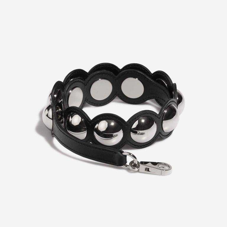 Hermès Strap Black-Silver Front  S | Sell your designer bag on Saclab.com