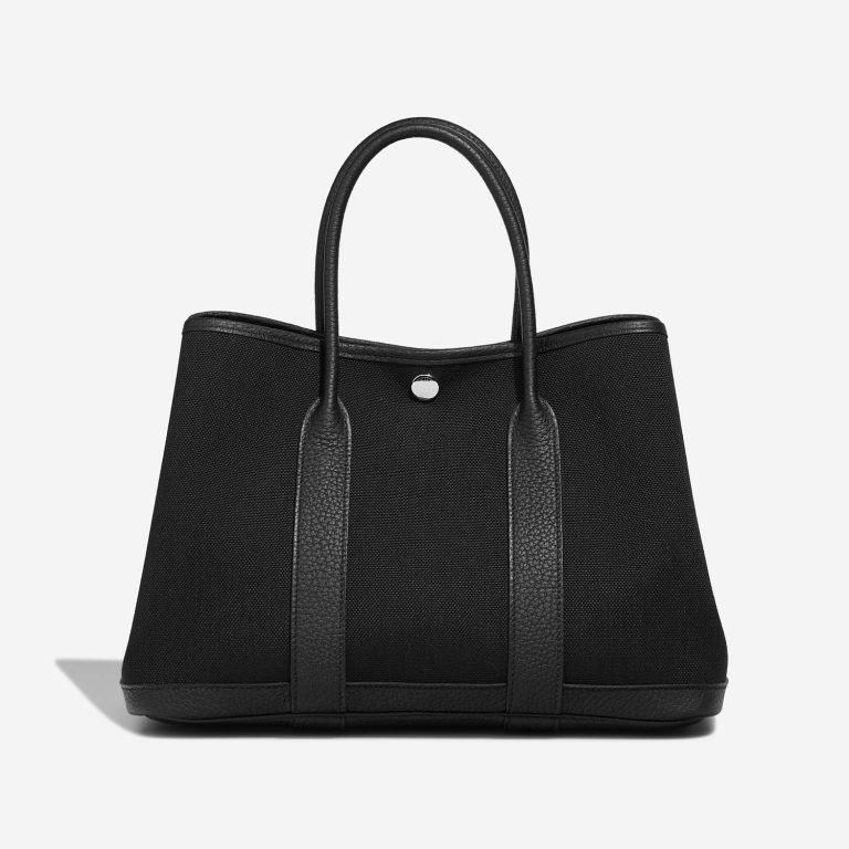 Hermès GardenParty 30 Noir Front  S | Sell your designer bag on Saclab.com