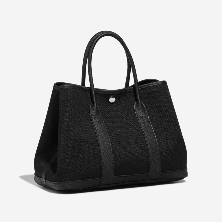 Hermès GardenParty 30 Noir Side Front  | Sell your designer bag on Saclab.com