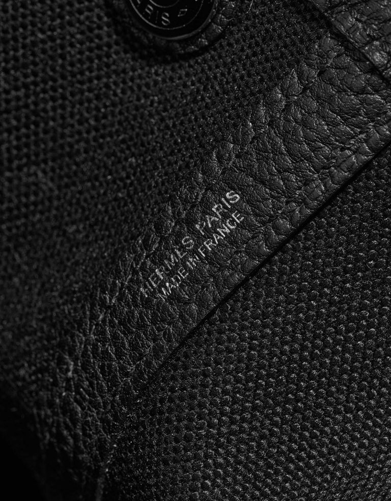 Hermès GardenParty 30 Noir Logo  | Sell your designer bag on Saclab.com