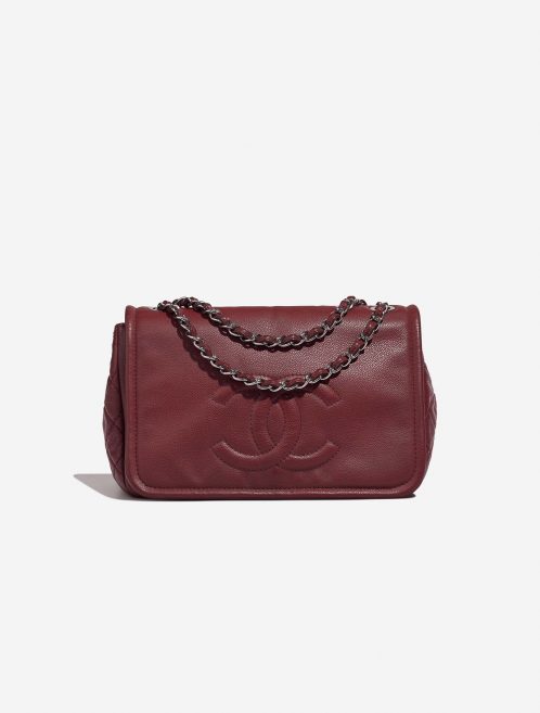 Chanel FlapBag Large Bordeaux Front  | Sell your designer bag on Saclab.com