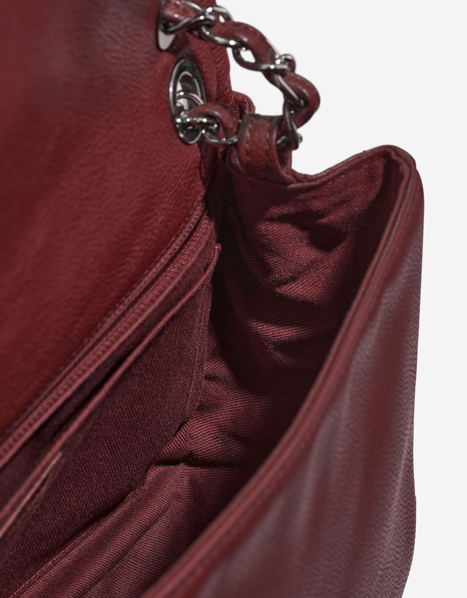 Chanel FlapBag Large Bordeaux Inside  | Sell your designer bag on Saclab.com