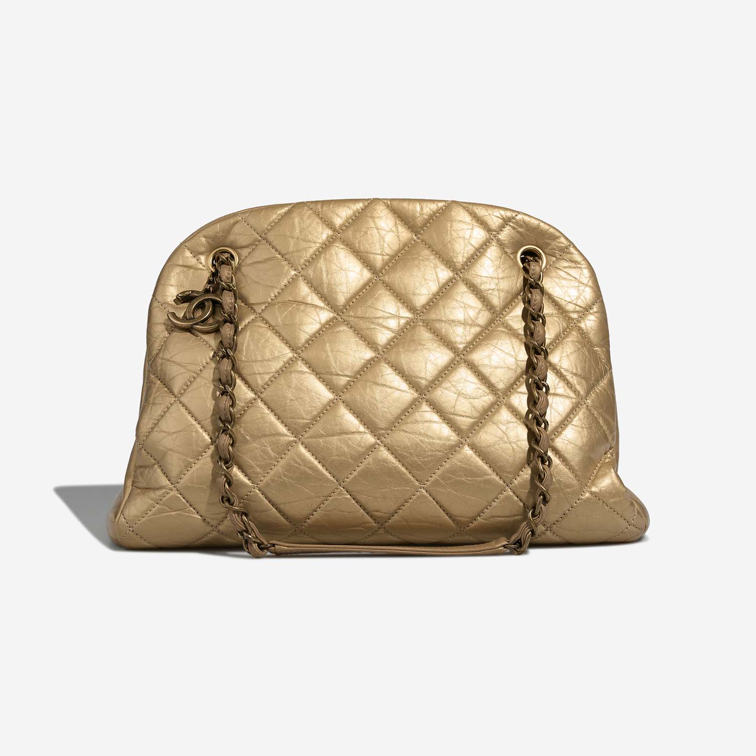 Chanel BowlingMademoiselle Large Gold Front  S | Sell your designer bag on Saclab.com