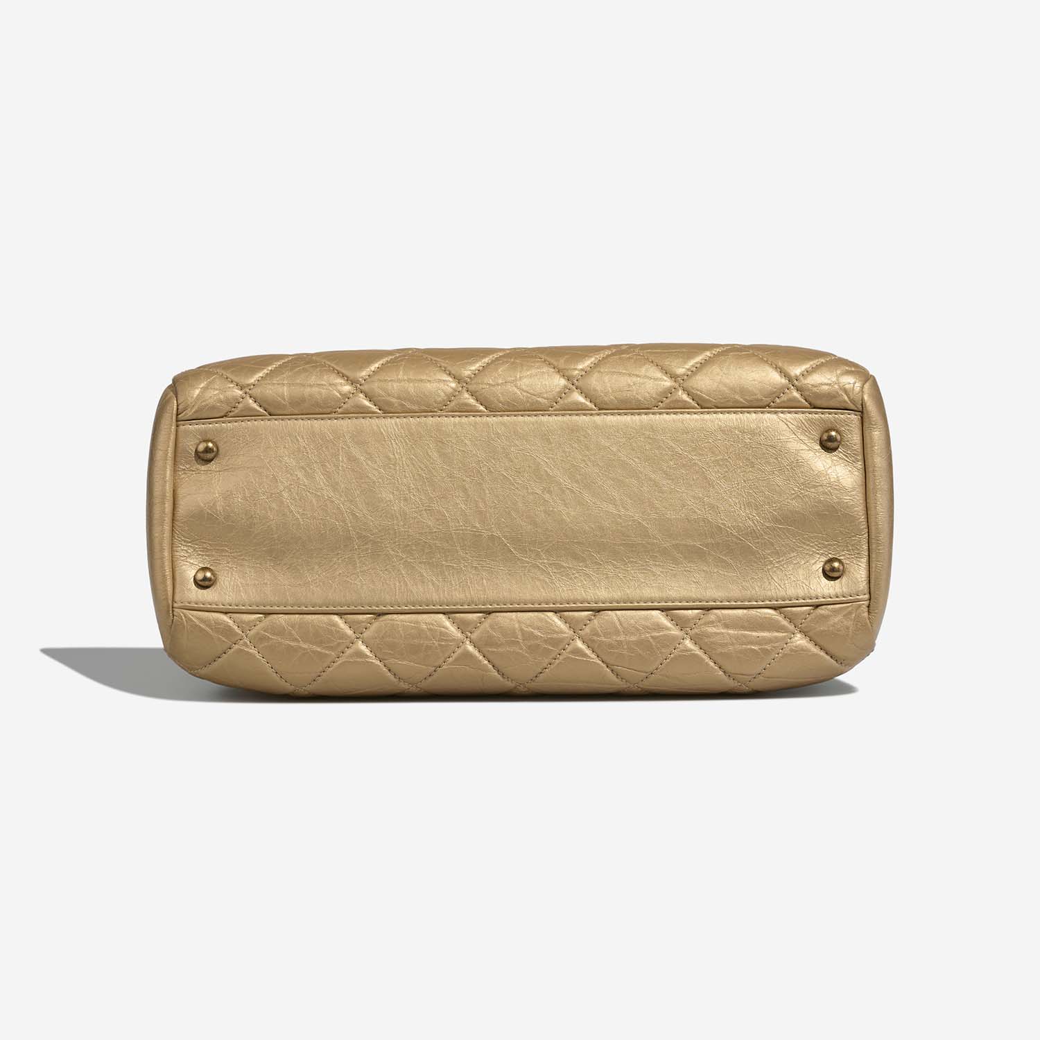 Chanel BowlingMademoiselle Large Gold Bottom  | Sell your designer bag on Saclab.com