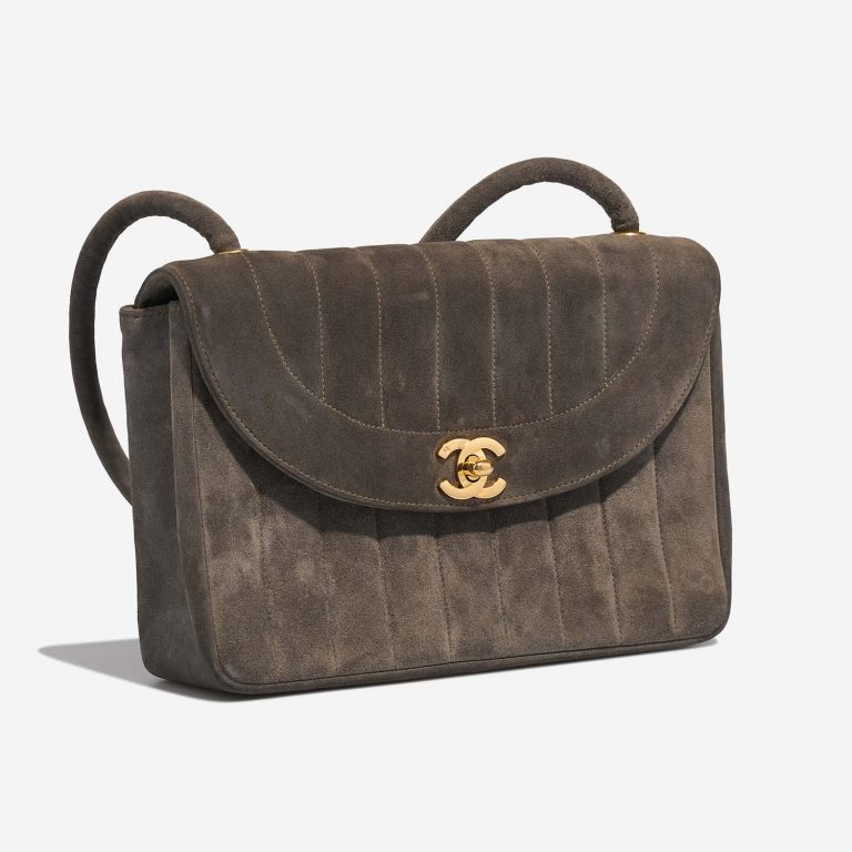 Chanel Diana Medium Taupe Side Front  | Sell your designer bag on Saclab.com