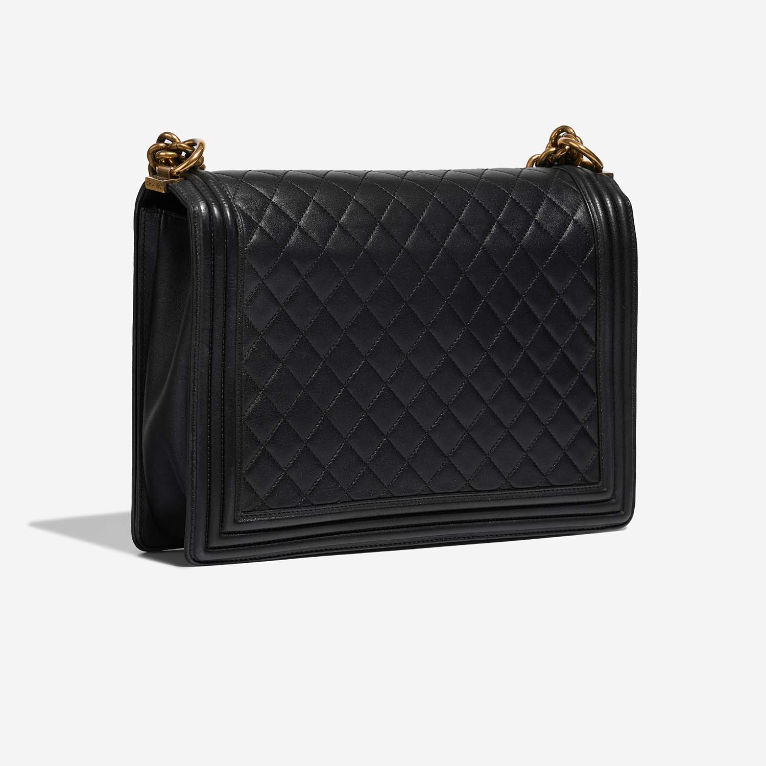 Chanel Boy Large Black Side Back | Sell your designer bag on Saclab.com