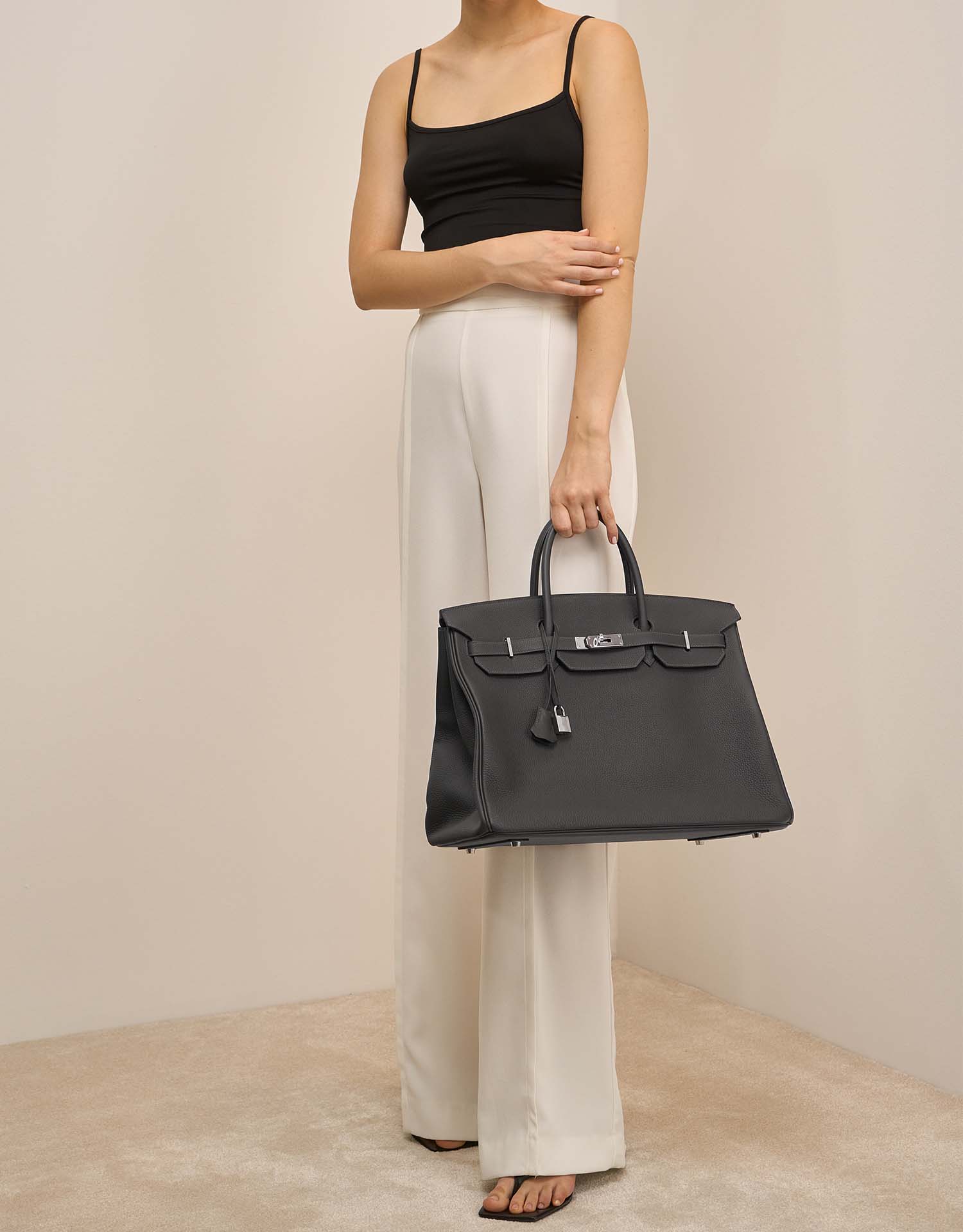 Hermès Birkin 40 GrisMeyer sur Modèle | Vendez votre sac de créateur sur Saclab.com