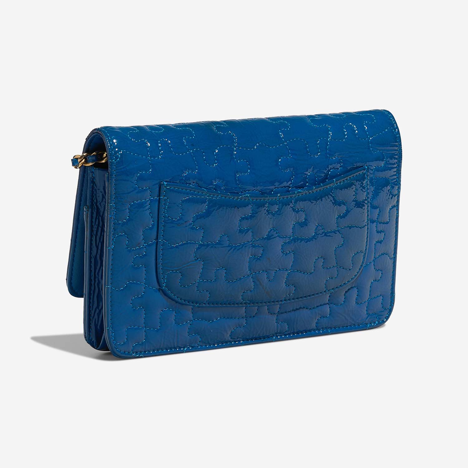 Chanel 255 WOC Blue Side Back | Sell your designer bag on Saclab.com