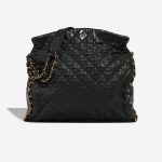 Chanel Shopper Large Black Front  | Sell your designer bag on Saclab.com