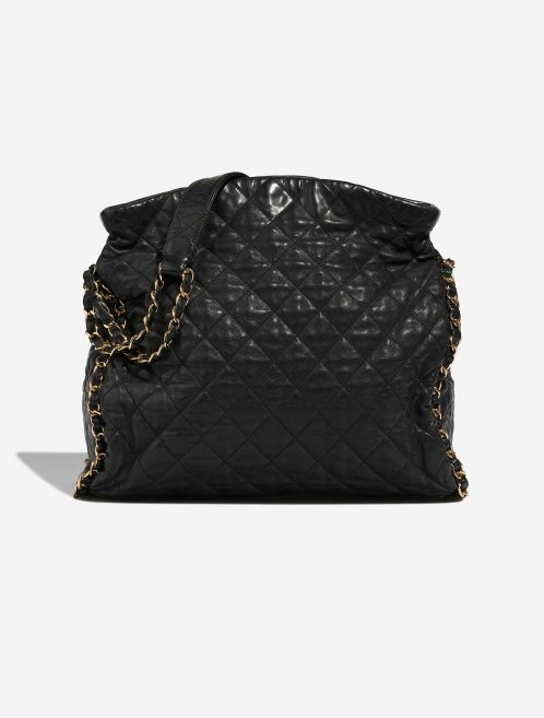 Chanel Shopper Large Black Front  | Sell your designer bag on Saclab.com