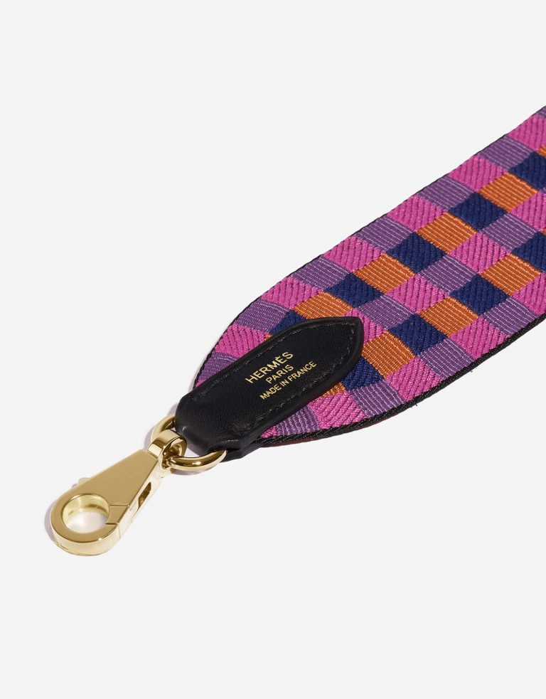 Hermès Strap BleuSaphir-Anemone-Capucine-Noir Logo  | Sell your designer bag on Saclab.com