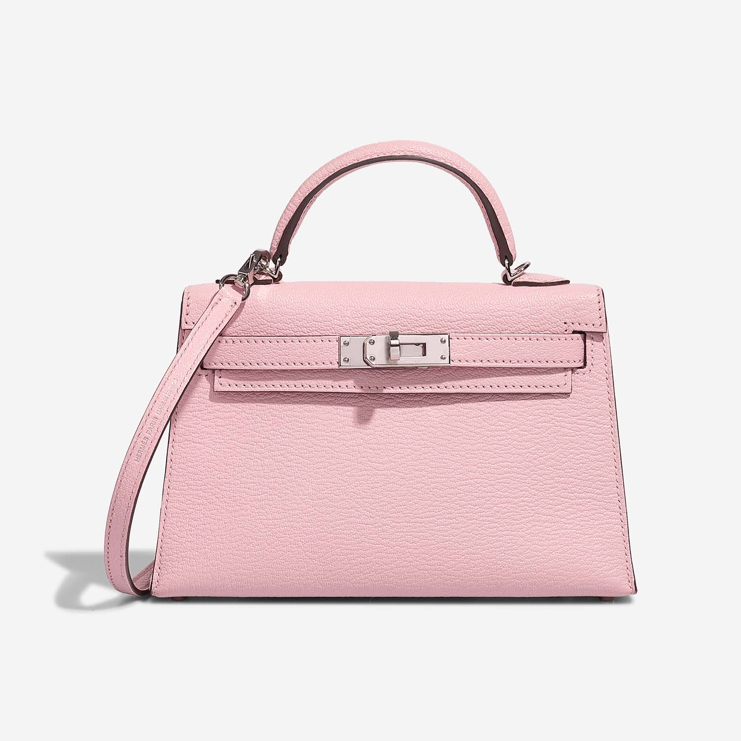 Hermès Kelly Mini RoseSakura Front  S | Sell your designer bag on Saclab.com