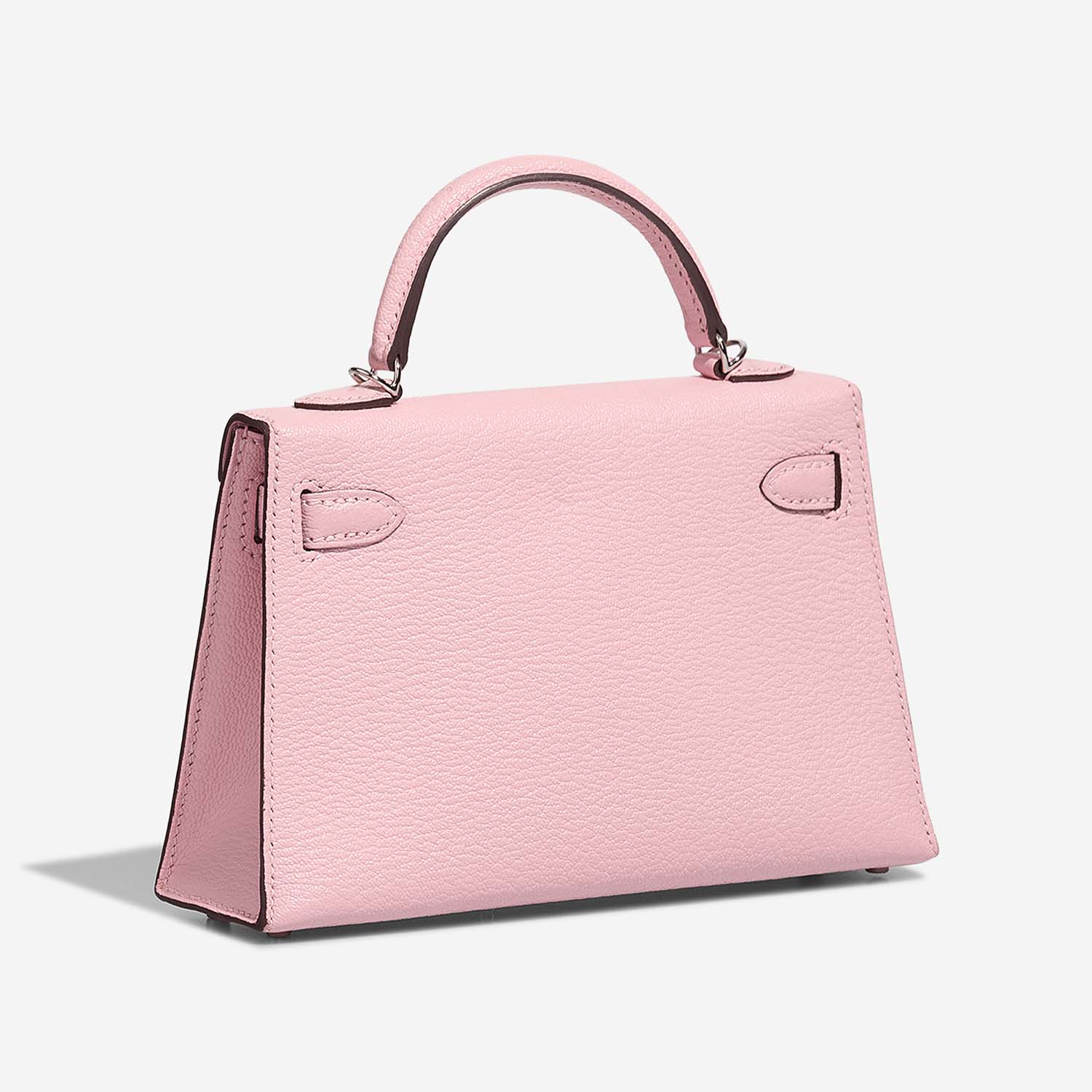 Hermès Kelly Mini RoseSakura Side Back | Sell your designer bag on Saclab.com