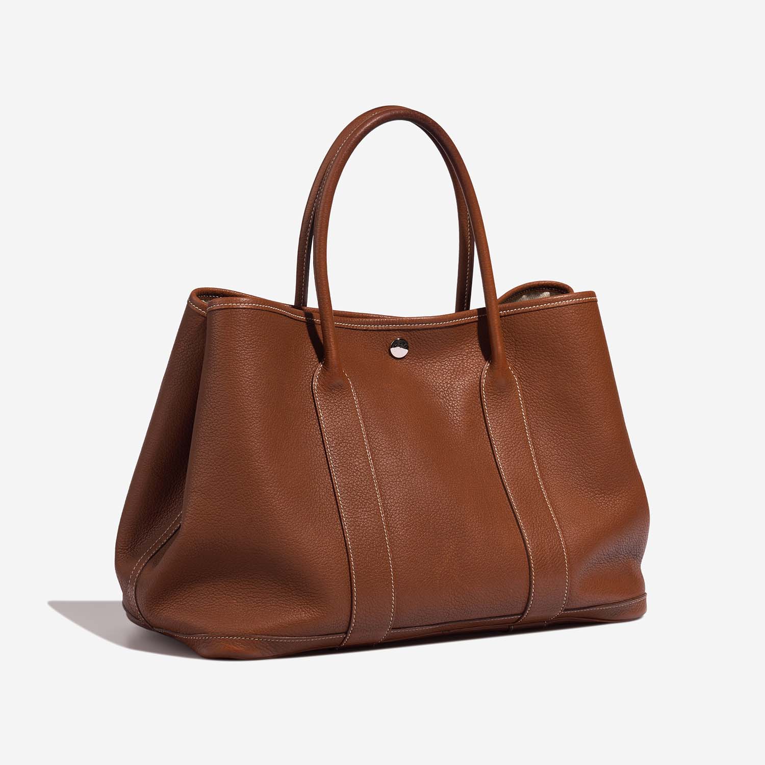 Hermès GardenParty 36 Fauve Side Back | Sell your designer bag on Saclab.com